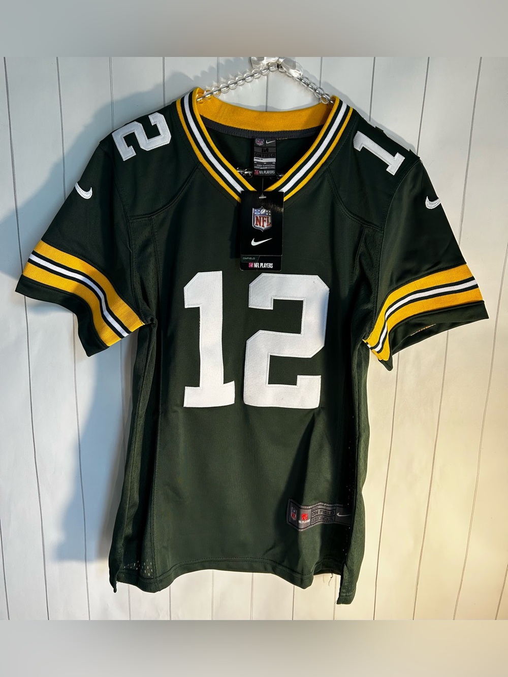 Aaron Rodgers Green Bay Packers Nike On Field Jersey Women’s Medium #12 NWT - Picture 14 of 14